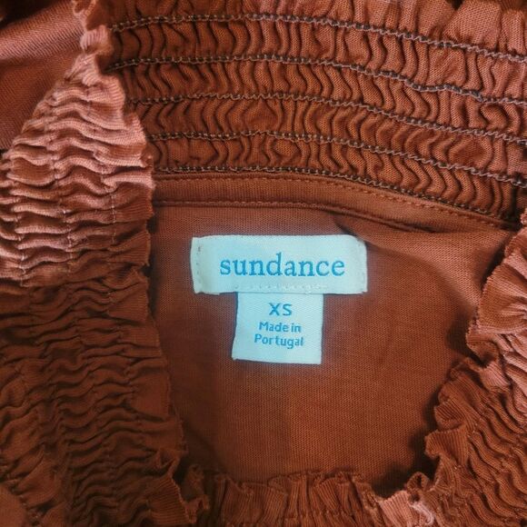 Sundance Everyday Essence Smocked Sleeveless Top Size XS - Picture 6 of 7
